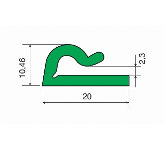 GEÇMELİ LAMA PROFİL PVC